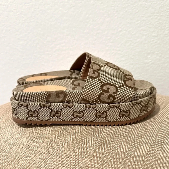 Shoes - Gucci slides platform women’s 6.5